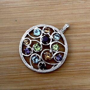 $47 Estate Designer Pendant Marked 925 China with (unrecognizable designer mark)